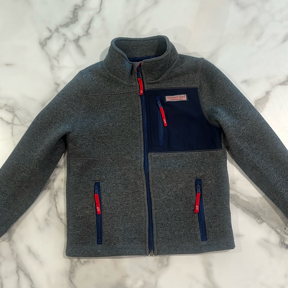 Vineyard Vines Full Zip Sweater Jacket